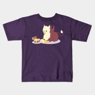 Kawaii fantasy animals - Griffin Kids T-Shirt